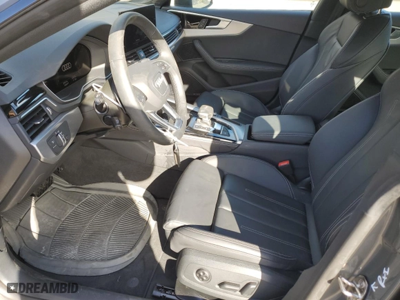 2024 Audi A5 Sportback S line Premium Plus with VIN WAUFACF56RA053303, listed as a Copart auction lot 88930475 with 20,210 mi miles and Salvage Title. Bid and sale history available at carsss.com. Image 7.