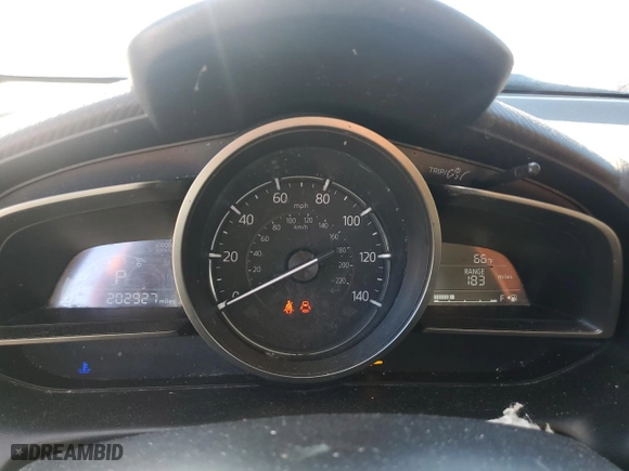 2018 Mazda CX-3 Touring with VIN JM1DKDC78J0325377, listed as a Copart auction lot 89141155 with 202,927 mi miles and Salvage Title. Bid and sale history available at carsss.com. Image 9.