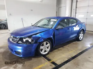2013 Dodge Avenger SE with VIN 1C3CDZAB2DN565921, listed as a Copart auction lot 54321435 with 177,597 mi miles and Salvage Title. Bid and sale history available at DreamBid. Image 1.
