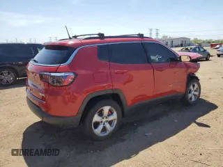 2021 Jeep Compass Latitude with VIN 3C4NJDBB8MT555442, listed as a Copart auction lot 56505235 with 39,793 mi miles and Salvage title. Bid and sale history available at DreamBid. Image 3.