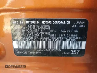2020 Mitsubishi Outlander GT с VIN JA4AR4AW9LU003524, выставлен на аукционе Copart как лот 66332004 с пробегом 129 251 миль миль и Списание • Salvage title. История ставок и продаж доступна на DreamBid. Изображение 12.