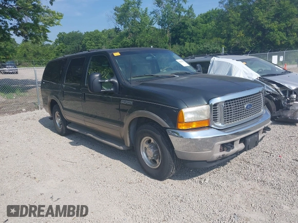 2000 Ford Excursion Limited с VIN 1FMNU42S5YED63744, выставлен на аукционе IAAI как лот 42581052 с пробегом 146 720 миль миль и . История ставок и продаж доступна на DreamBid. Изображение 1.