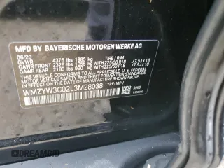 2020 MINI Countryman Oxford Edition with VIN WMZYW3C02L3M28038, listed as a Copart auction lot 73915944 with 0 mi miles and Salvage Title. Bid and sale history available at carsss.com. Image 13.
