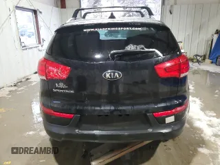 2015 Kia Sportage LX with VIN KNDPBCAC3F7770633, listed as a Copart auction lot 44580455 with 129,124 mi miles and Salvage Title. Bid and sale history available at carsss.com. Image 6.