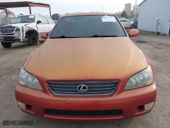 2001 Lexus IS 300 with VIN JTHBD182110022808, listed as a IAAI auction lot 41390261 with 252,585 mi miles. Bid and sale history available at carsss.com. Image 12.