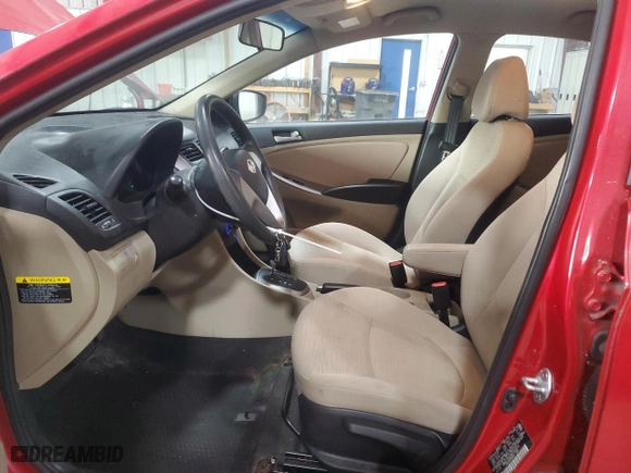 2017 Hyundai Accent SE with VIN KMHCT4AE8HU342818, listed as a Copart auction lot 53942395 with 140,933 mi miles and Clean Title. Bid and sale history available at carsss.com. Image 7.