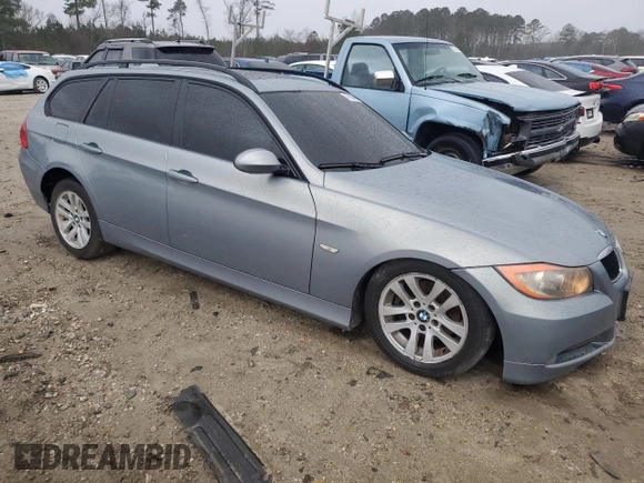 2007 BMW 3 Series 328i with VIN WBAVS13577FX15083, listed as a Copart auction lot 47863085 with 311,632 mi miles and Clean Title. Bid and sale history available at carsss.com. Image 4.