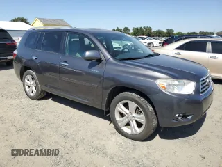 2010 Toyota Highlander Limited with VIN 5TDDK3EH6AS002572, listed as a Copart auction lot 55989285 with 197,536 mi miles and Salvage title. Bid and sale history available at DreamBid. Image 4.