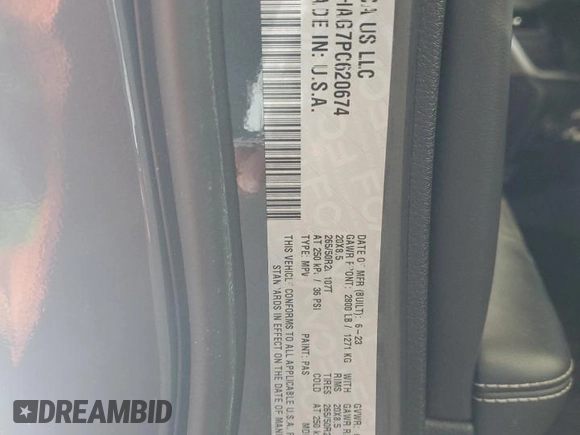 2023 Jeep Grand Cherokee Laredo z VIN 1C4RJHAG7PC620674, wystawiony jako Copart lot #45369315 z przebiegiem 31 754 mil mil oraz Szkoda całkowita • Salvage title. Historia ofert i sprzedaży dostępna na DreamBid. Obrazek 13.