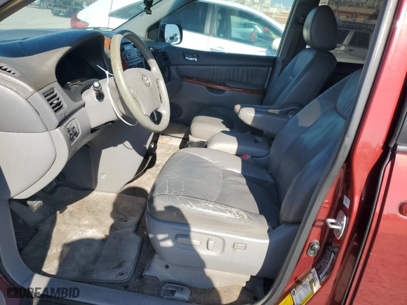2010 Toyota Sienna XLE with VIN 5TDYK4CC9AS308566, listed as a Copart auction lot 48318485 with 242,690 mi miles and Salvage Title. Bid and sale history available at carsss.com. Image 7.