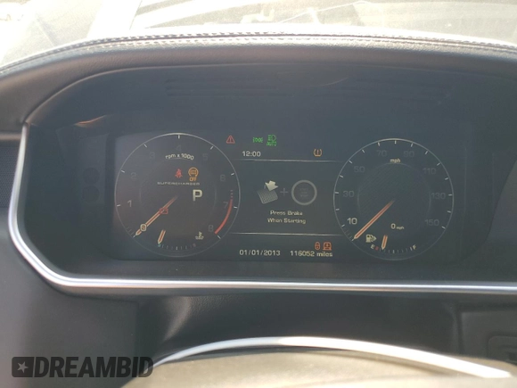2014 Land Rover Range Rover Supercharged with VIN SALGS2EF7EA126450, listed as a Copart auction lot 57615285 with 116,052 mi miles and Clean title. Bid and sale history available at DreamBid. Image 9.