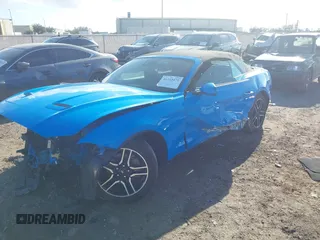 2022 Ford Mustang EcoBoost with VIN 1FATP8UH3N5115991, listed as a IAAI auction lot 41213475 with 64,399 mi miles. Bid and sale history available at carsss.com. Image 2.