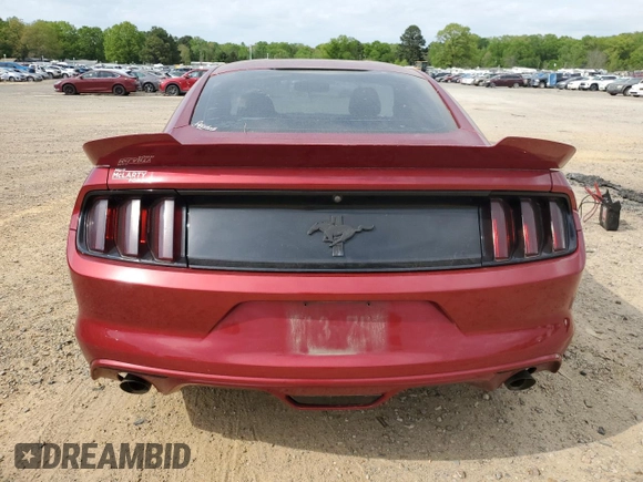 2017 Ford Mustang V6 with VIN 1FA6P8AM0H5224489, listed as a Copart auction lot 52685475 with 132,761 mi miles and Salvage Title. Bid and sale history available at carsss.com. Image 6.
