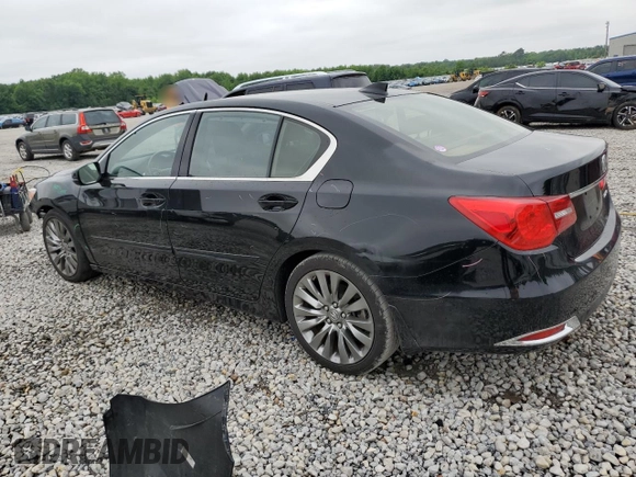 2016 Acura RLX Advance with VIN JH4KC1F94GC001803, listed as a Copart auction lot 55317555 with 71,544 mi miles and Salvage title. Bid and sale history available at DreamBid. Image 2.