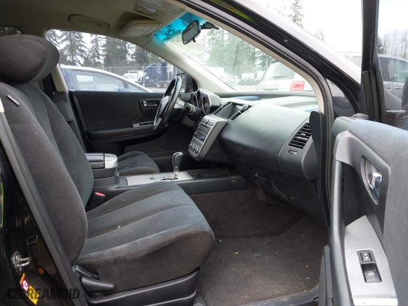 2007 Nissan Murano SL with VIN JN8AZ08T57W506072, listed as a IAAI auction lot 41820473 with 199,133 mi miles. Bid and sale history available at carsss.com. Image 5.
