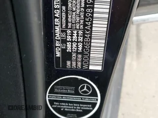 2019 Mercedes-Benz S 450 z VIN WDDUG6EB4KA459819, wystawiony jako Copart lot #55021075 z przebiegiem Nie podano mil oraz Szkoda całkowita • Salvage title. Historia ofert i sprzedaży dostępna na DreamBid. Obrazek 13.