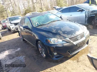 2011 Lexus IS with VIN JTHBE5C22B5026379, listed as a IAAI auction lot 41417759 with 143,063 mi miles. Bid and sale history available at carsss.com. Image 1.