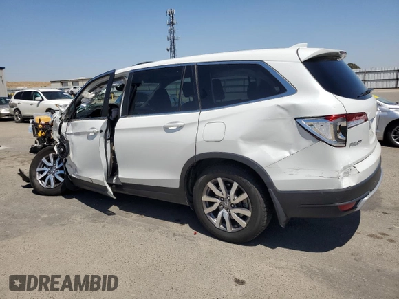2021 Honda Pilot EX-L z VIN 5FNYF5H58MB015609, wystawiony jako Copart lot #55994845 z przebiegiem 70 190 mil mil oraz Nie do naprawy • Non repairable. Historia ofert i sprzedaży dostępna na DreamBid. Obrazek 2.