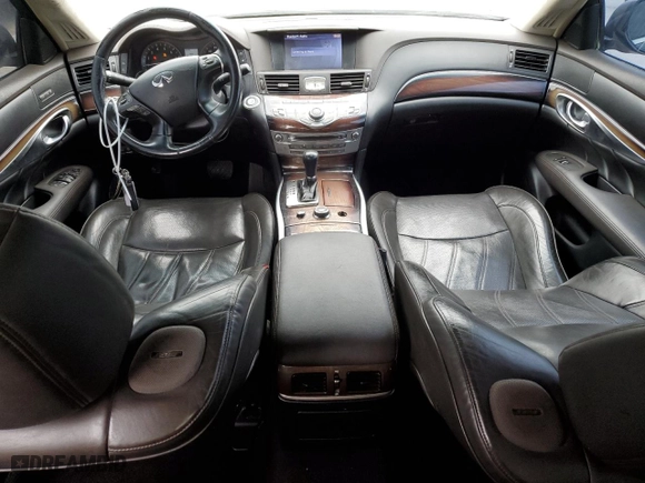 2015 Infiniti Q70L with VIN JN1BY1PP1FM602131, listed as a Copart auction lot 45463145 with 130,320 mi miles and Salvage Title. Bid and sale history available at carsss.com. Image 8.