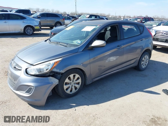 2016 Hyundai Accent SE with VIN KMHCT5AE8GU247843, listed as a IAAI auction lot 41672555 with 121,510 mi miles. Bid and sale history available at carsss.com. Image 17.