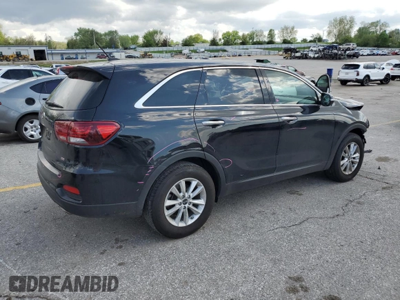 2019 Kia Sorento L with VIN 5XYPG4A30KG551245, listed as a Copart auction lot 54593895 with 84,644 mi miles and Salvage Title. Bid and sale history available at DreamBid. Image 3.