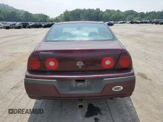 2004 Chevrolet Impala with VIN 2G1WF52E749123135, listed as a Copart auction lot 65401265 with 202,136 mi miles and Salvage title. Bid and sale history available at DreamBid. Image 6.