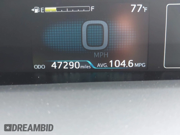 2021 Toyota Prius LE with VIN JTDKAMFP4M3194053, listed as a IAAI auction lot 42441091 with 47,290 mi miles and . Bid and sale history available at DreamBid. Image 16.