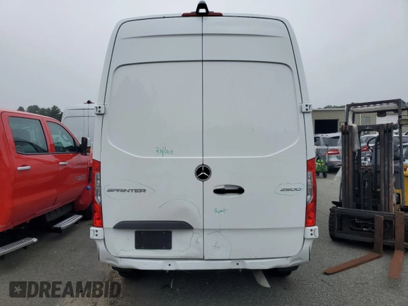 2023 Mercedes-Benz Sprinter Cargo Cargo with VIN W1Y40BHY4PT127894, listed as a Copart auction lot 63479764 with 9,003 mi miles and Salvage Title. Bid and sale history available at DreamBid. Image 6.