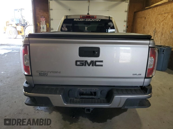 2016 GMC Canyon 4WD SLE with VIN 1GTH6CE3XG1158095, listed as a Copart auction lot 75802314 with 134,140 mi miles and Salvage Title. Bid and sale history available at carsss.com. Image 6.