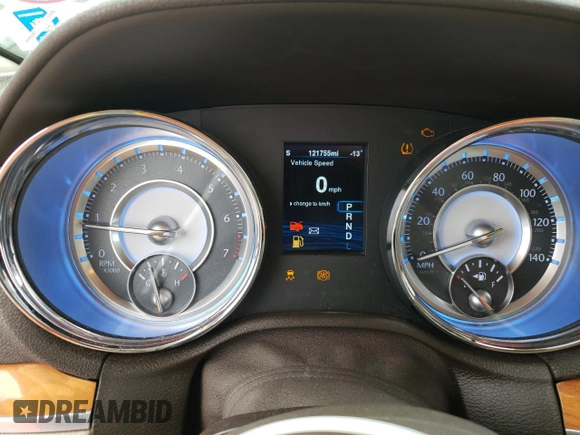 2014 Chrysler 300 with VIN 2C3CCAEG9EH380172, listed as a Copart auction lot 47121935 with 121,755 mi miles and Salvage Title. Bid and sale history available at carsss.com. Image 9.