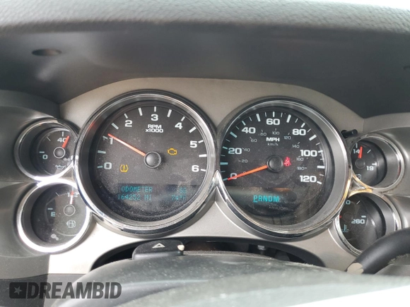 2011 Chevrolet Silverado 1500 LT with VIN 1GCRKSE36BZ138706, listed as a Copart auction lot 54384685 with 164,252 mi miles and Clean Title. Bid and sale history available at DreamBid. Image 9.