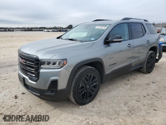 2023 GMC Acadia SLT with VIN 1GKKNMLS5PZ224938, listed as a Copart auction lot 45749275 with 9,515 mi miles and Salvage Title. Bid and sale history available at DreamBid. Image 1.