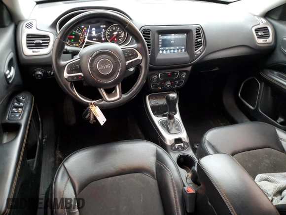 2018 Jeep Compass Latitude with VIN 3C4NJCBB3JT502203, listed as a Copart auction lot 51345795 with 94,433 mi miles and Salvage Title. Bid and sale history available at DreamBid. Image 8.