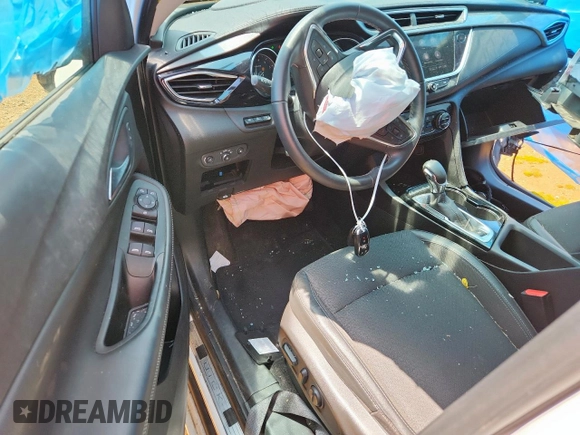 2021 Buick Encore GX Select with VIN KL4MMDS23MB043120, listed as a Copart auction lot 54731315 with 88,412 mi miles and Salvage title. Bid and sale history available at DreamBid. Image 8.