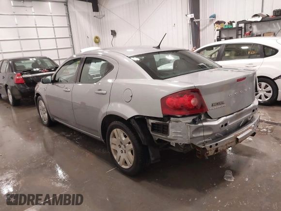 2014 Dodge Avenger SE with VIN 1C3CDZAB4EN148429, listed as a IAAI auction lot 41687320 with 149,084 mi miles and . Bid and sale history available at DreamBid. Image 3.