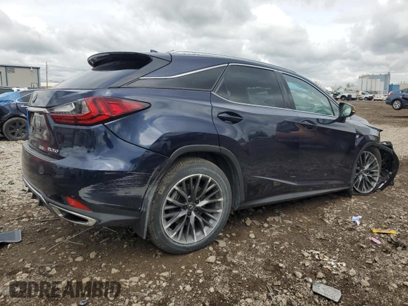 2021 Lexus RX 350 F Sport with VIN 2T2SZMDA1MC296579, listed as a Copart auction lot 57961715 with 40,336 mi miles and Salvage title. Bid and sale history available at DreamBid. Image 3.