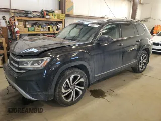 2023 Volkswagen Atlas SEL with VIN 1V2BR2CAXPC506134, listed as a Copart auction lot 47260155 with 38,845 mi miles and Salvage title. Bid and sale history available at DreamBid. Image 1.