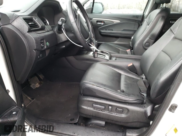 2019 Honda Ridgeline RTL-T with VIN 5FPYK3F63KB006493, listed as a Copart auction lot 43466445 with 51,021 mi miles and Salvage title. Bid and sale history available at DreamBid. Image 7.