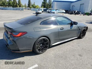 2021 BMW M4 Competition with VIN WBS33AZ07MCG72568, listed as a Copart auction lot 61285354 with 65,120 mi miles and Salvage Title. Bid and sale history available at carsss.com. Image 3.