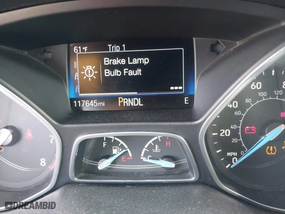 2016 Ford Focus SE with VIN 1FADP3K24GL254645, listed as a IAAI auction lot 41725276 with 117,645 mi miles. Bid and sale history available at carsss.com. Image 7.