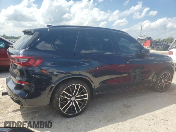 2023 BMW X5 M50i z VIN 5UXJU4C09P9P94657, wystawiony jako Copart lot #50709685 z przebiegiem Nie podano mil oraz Szkoda całkowita • Salvage title. Historia ofert i sprzedaży dostępna na DreamBid. Obrazek 3.
