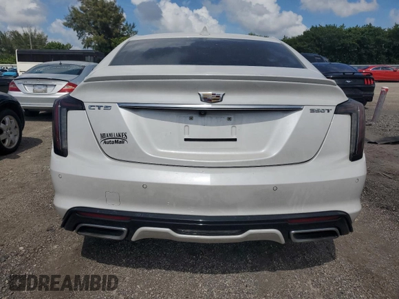 2020 Cadillac CT5 Sport with VIN 1G6DP5RK1L0155856, listed as a Copart auction lot 60001044 with 42,704 mi miles and Non Repairable. Bid and sale history available at carsss.com. Image 6.