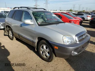 2006 Hyundai Santa Fe GLS with VIN KM8SC73E76U107916, listed as a Copart auction lot 73521004 with 101,164 mi miles and Salvage Title. Bid and sale history available at carsss.com. Image 4.
