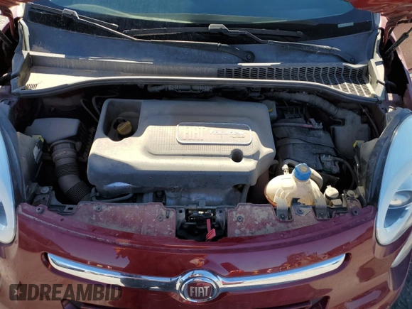 2014 FIAT 500L Lounge with VIN ZFBCFACH6EZ029883, listed as a Copart auction lot 80558044 with 116,997 mi miles and Salvage Title. Bid and sale history available at carsss.com. Image 12.