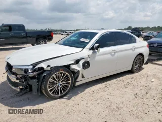 2018 BMW 5 Series 530e with VIN WBAJA9C53JB251532, listed as a Copart auction lot 59236955 with 27,252 mi miles and Salvage title. Bid and sale history available at DreamBid. Image 1.