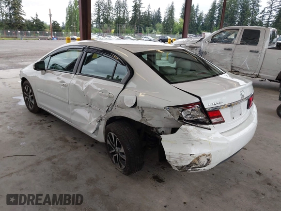 2015 Honda Civic EX with VIN 19XFB2F83FE024712, listed as a IAAI auction lot 42150113 with 118,353 mi miles and . Bid and sale history available at DreamBid. Image 3.