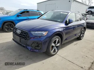2022 Audi Q5 S line Prestige z VIN WA1FAAFY7N2010315, wystawiony jako Copart lot #45582475 z przebiegiem 45 149 mil mil oraz Szkoda całkowita • Salvage title. Historia ofert i sprzedaży dostępna na DreamBid. Obrazek 1.