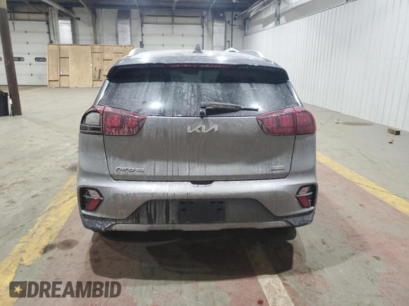 2022 Kia Niro LXS SE with VIN KNDCB3LC4N5535115, listed as a Copart auction lot 43070655 with 65,632 mi miles and Salvage Title. Bid and sale history available at carsss.com. Image 6.