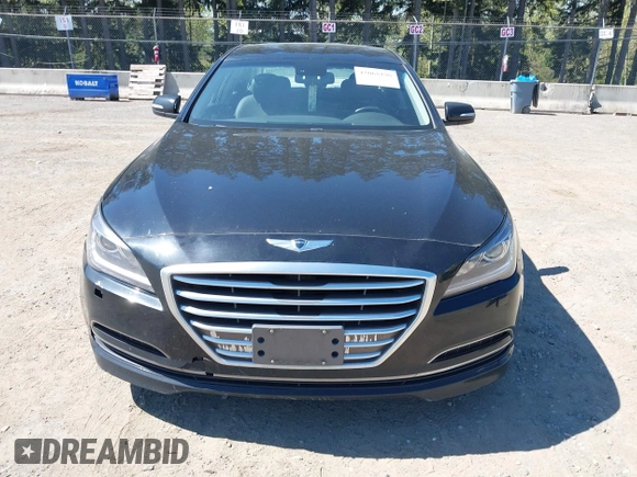 2015 Hyundai Genesis 3.8L with VIN KMHGN4JE7FU071677, listed as a IAAI auction lot 42068198 with 144,271 mi miles. Bid and sale history available at carsss.com. Image 12.