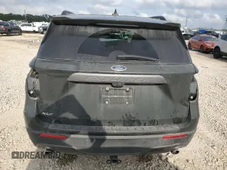 2022 Ford Explorer XLT with VIN 1FMSK7DH5NGC38366, listed as a Copart auction lot 51224835 with 24,909 mi miles and Salvage Title. Bid and sale history available at carsss.com. Image 6.